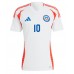 Camisa de Futebol Chile Alexis Sanchez #10 Equipamento Secundário Copa America 2024 Manga Curta